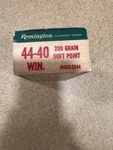 Remington 44-40 win factory full ammo - 1 of 5