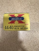 Western X 44-40 win factory full box - 1 of 4