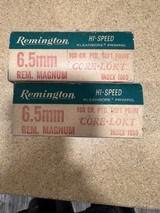 Remington 6.5 Rem Mag 2 factory full boxes - 1 of 5