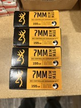 Browning 7mm Rem Magnum 4 factory full boxes - 1 of 5