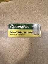 Remington 30-30 win accelerator 1 factory full box - 1 of 5
