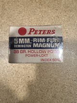 Peters 5mm Rem Magnum 1 factory full shrink wrapped box - 2 of 3