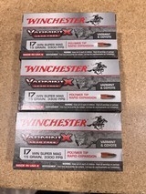 Winchester Varmint X 17 WSM 3 factory full boxes - 2 of 6