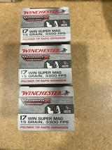 Winchester Varmint X 17 WSM 3 factory full boxes - 1 of 6