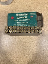Remington Kleanbore 244 Rem 1 factory full box - 3 of 5
