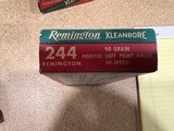 Remington Kleanbore 244 Rem 1 factory full box - 2 of 5