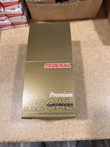 Federal Premium 22 Win Magnum TNT 8 factory full boxes - 1 of 5