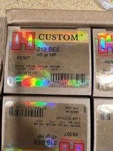Hornady Custom 218 Bee 10 factory full boxes - 2 of 5