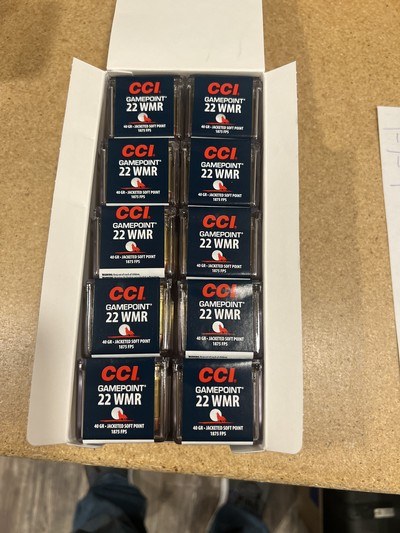 CCI 22 magnum gamepoint factory brick 500 rounds - Image 2 of 3