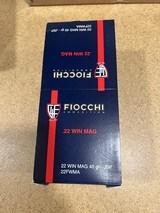 Fiocchi 22 Magnum 500 rounds 1 factory brick
