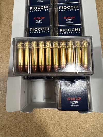 Fiocchi 22 Magnum 500 rounds 1 factory brick - Image 3 of 3