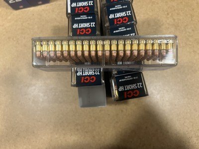 CCI 22 Short HP 10 boxes 1000 rounds - Image 2 of 2