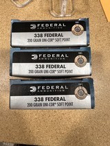 Federal Powershok 338 Federal 3 factory full boxes - Image 1 of 5