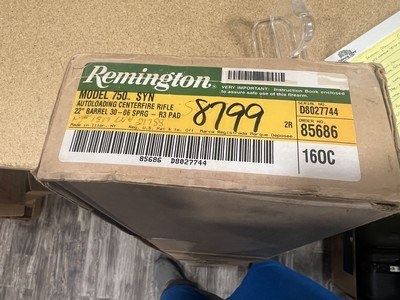 Remington 750 Synthetic 30-06 like new with box - Image 1 of 13