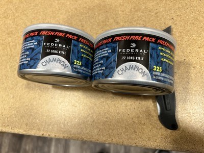 Federal Champion 22 lr 2 factory cans 650 rounds - Image 1 of 2