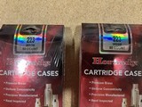 Hornady 223 WSSM new brass 2 boxes 100 total rounds - Image 2 of 3