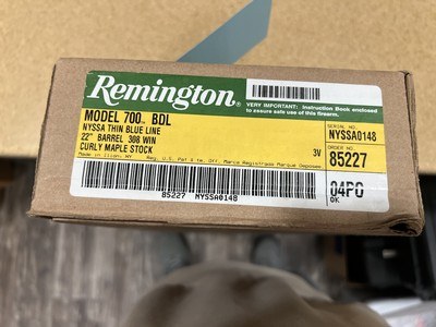 Remington 700 BDL Thin Blue Line Maple 30-06 NIB 1 of 50 - Image 1 of 14