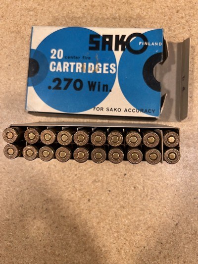 Sako 270 win 1 factory full box - Image 2 of 4