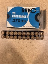 Sako 270 win 1 factory full box - Image 2 of 4