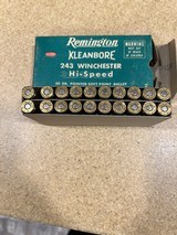 Remington Kleanbore 243 Win 1 factory full box - Image 5 of 7
