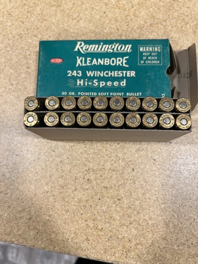 Remington Kleanbore 243 Win 1 factory full box - Image 5 of 7