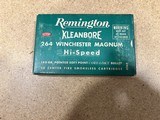 Remington Kleanbore 264 Win Magnum 1 factory full box - Image 1 of 8