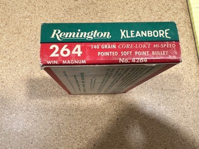 Remington Kleanbore 264 Win Magnum 1 factory full box - Image 4 of 8