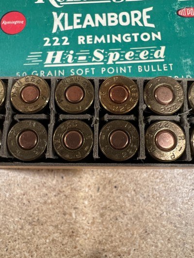 Remington Kleanbore 222 Rem 1 factory full box - Image 6 of 7