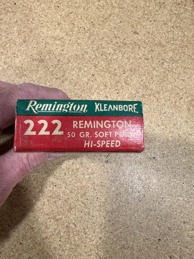 Remington Kleanbore 222 Rem 1 factory full box - Image 4 of 7