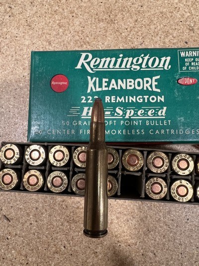 Remington Kleanbore 222 Rem 1 factory full box - Image 7 of 7