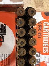 Sako 6 PPC USA 4 factory full boxes ammo - Image 9 of 12