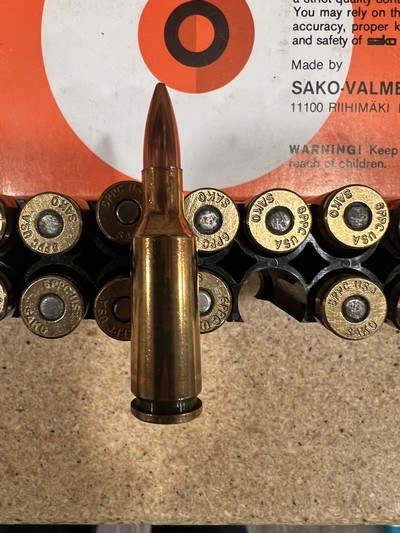 Sako 6 PPC USA 4 factory full boxes ammo - Image 6 of 12