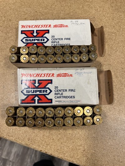 Winchester Western Super X 348 Win silver tip 2 factory full boxes - Image 5 of 7