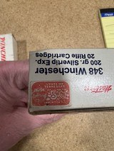 Winchester Western Super X 348 Win silver tip 2 factory full boxes - Image 4 of 7