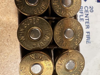 Winchester Western Super X 348 Win silver tip 2 factory full boxes - Image 6 of 7