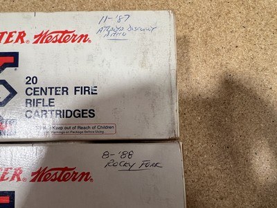 Winchester Western Super X 348 Win silver tip 2 factory full boxes - Image 3 of 7