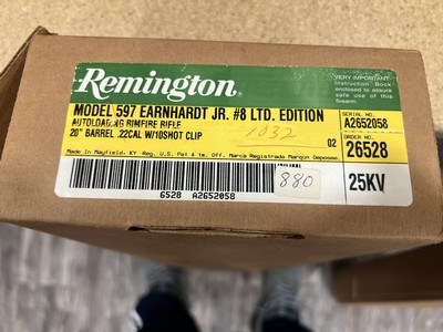 Remington 597 Limited Edition Dale Earnhardt JR #8 Red 22 lr NIB - Image 1 of 8