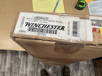 Winchester 70 Classic Featherweight 300 WSM with sights NIB - Image 1 of 9