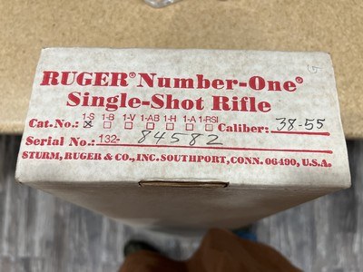 Ruger No 1S 38-55 Win NIB - Image 1 of 11
