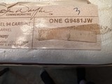 Winchester 94 John Wayne Commemorative 32-40 NIB 1981 - Image 11 of 11
