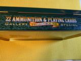 Remington .22 Long Rifle Ammo in Tin Collectible Box with Playing Cards - 4 of 5