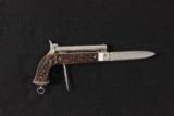 French Pinfire Knife-Pistol - 1 of 7