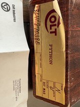 Colt Python Nickel 4 inch never fired with original box/papers - 7 of 10