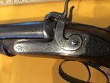 Westley Richards 10ga build for James Melvain & Co. in 1868 with Factory Letter. - 2 of 20