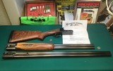 Winchester Model 21 SxS custom 12 gauge two pair of barrels, custom wood. Custom case Galco - 7 of 20