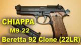 M9 22 Chiappa TWO 10 rd mags/hard box, papers full warranty - 2 of 2