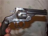 Iver JohnsonAntique Revolver 1893/94 32 S&W 5 shot in good shape, nickel - 1 of 4