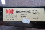 Browning Auto Rifle Grade 1 in 22 Short, with box - 11 of 11