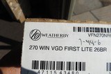 Weatherby Vanguard First Lite 270 Winchester w/box - 10 of 10