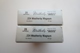 Weatherby 224 Weatherby Magnum Ultra - Velocity Ammunition - 2 of 2